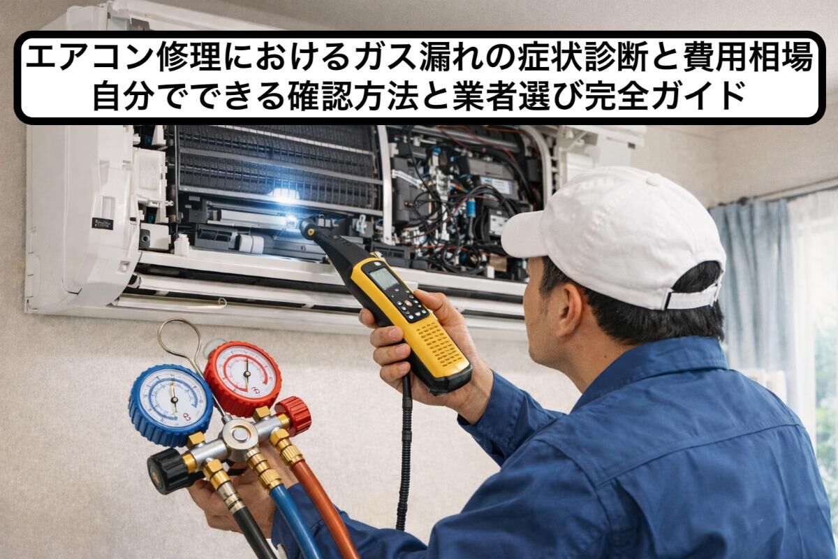 エアコン ガス漏れ 費用